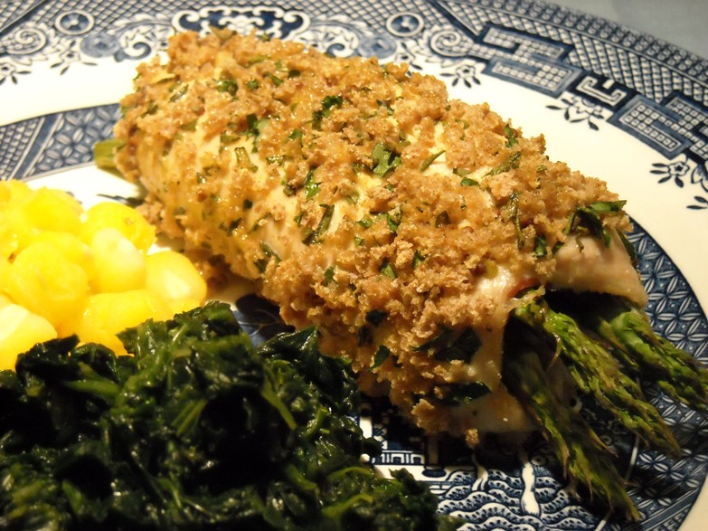 Diabetics Rejoice! Crispy Chicken Asparagus Bundles