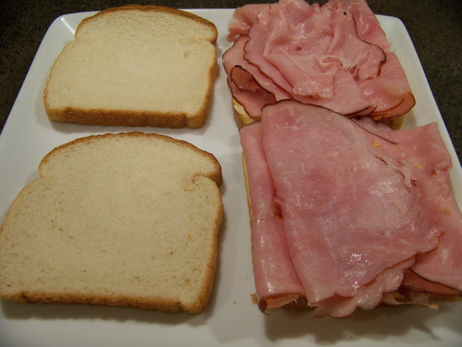 The Peppered Pantry HamMuenster Grilled Cheese