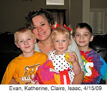 Claire, Mommy, Evan and Cousin Isaac