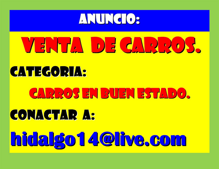 VENTA DE CARRO.