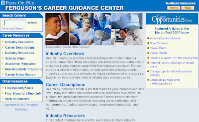 Ferguson Career Guidance Center main page