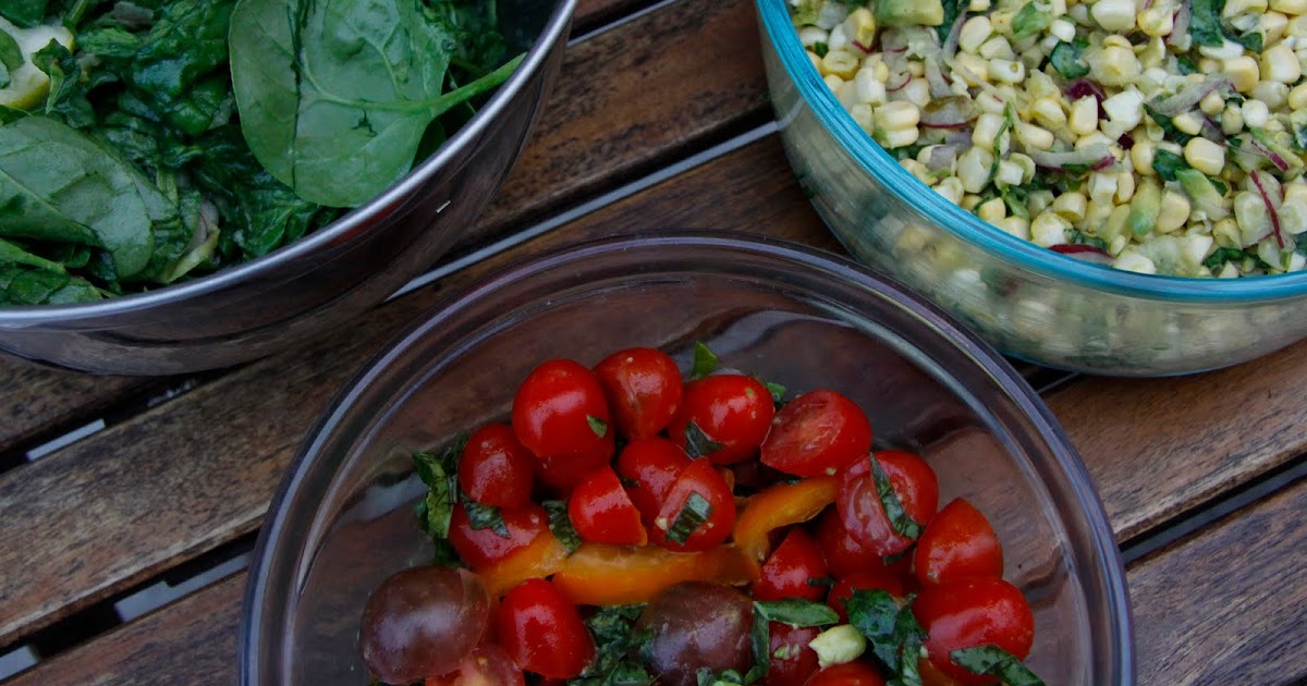 In Season Trio Of Salads A Grateful Life