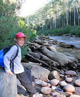 Alex at the Picton River - 9 April 2007