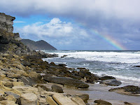 Rainbow and South East Cape from South Cape Bay - 15th August 2008