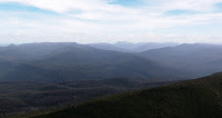 Mt Bobs and Federation Peak from the Hartz Peak Track - 26th January 2009