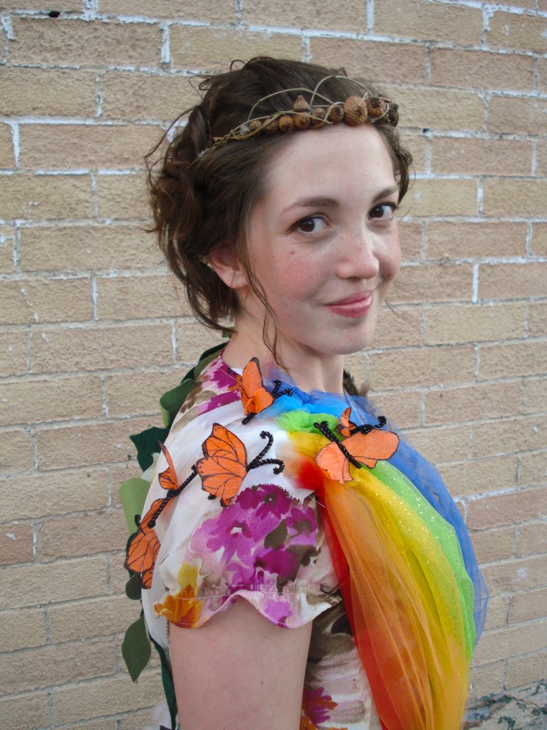 Mother Nature Costume bright apple blossom