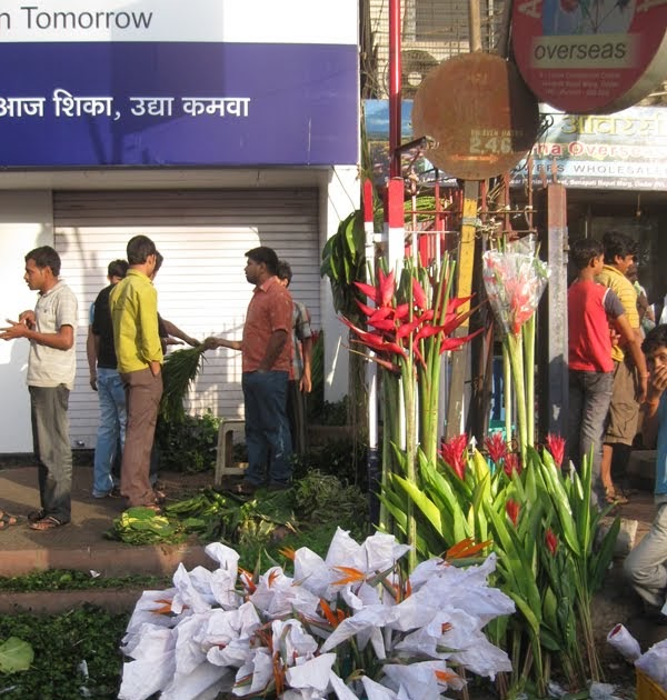 Indian Bazaars Bazaar Tour 1 Dadar Flower market, Mumbai
