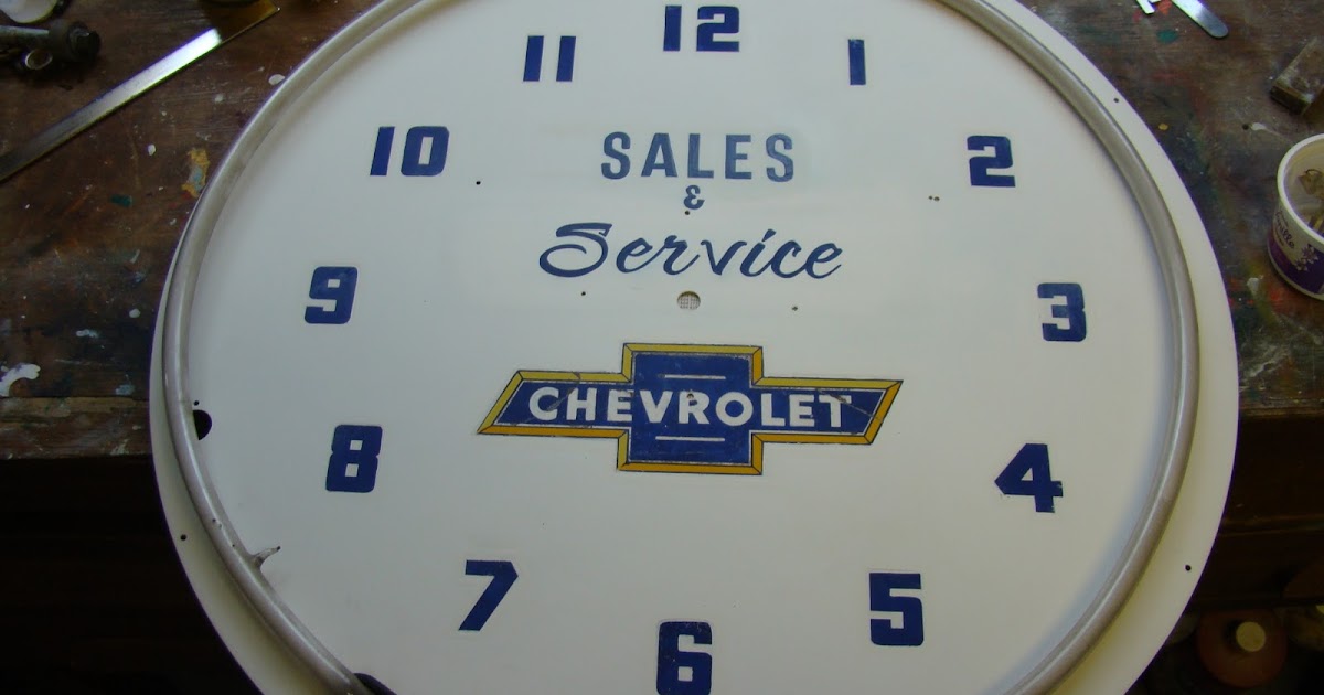 The World of JEK This Is How The Old Chevrolet Neon Clock Turned Out.
