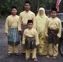 Haniza & Zainal Abidin serta anak-anak