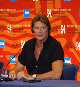 Actor David Hasselhoff