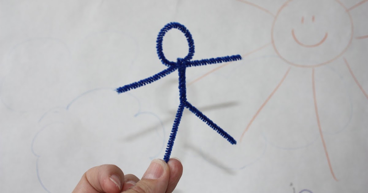 PaperTurtle Pipe Cleaner Man Tutorial {for Presley}
