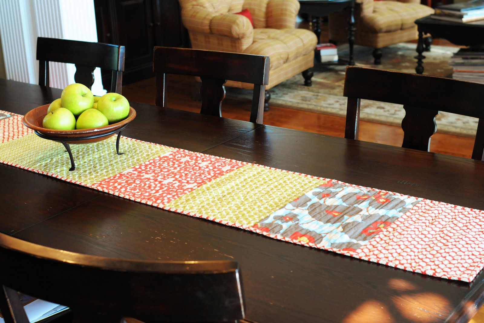 Tuesday Tutorial Skinny Simple Table Runner The Polkadot Chair