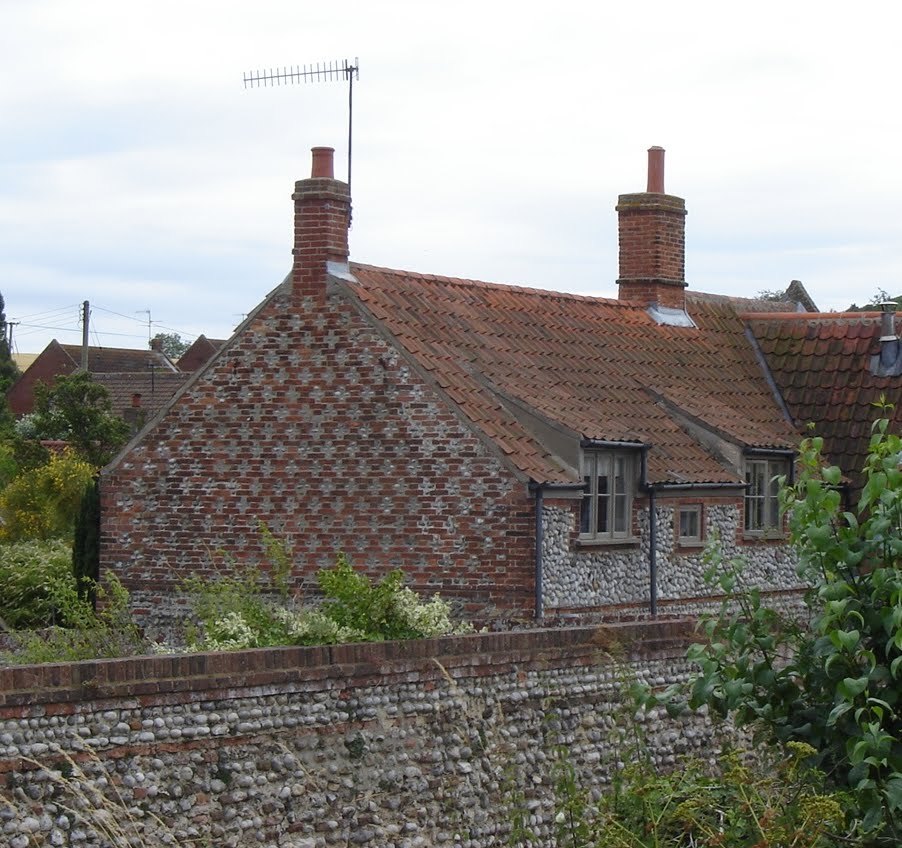 Shirley Goodwin Dyeing2Design Norfolk flint houses