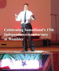 Inspector Harry Hussein celebrating with Somaliland Community on 18th May 2008