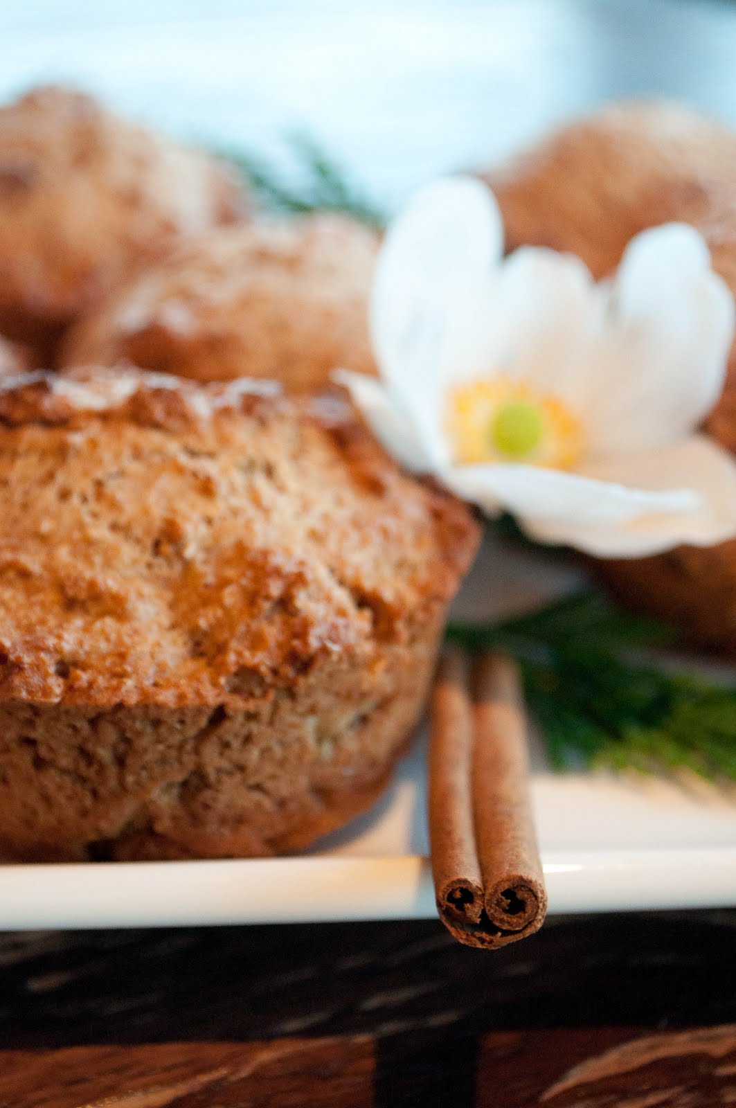 Hostess in Rainboots Whole Wheat HighFiber Applesauce Muffins