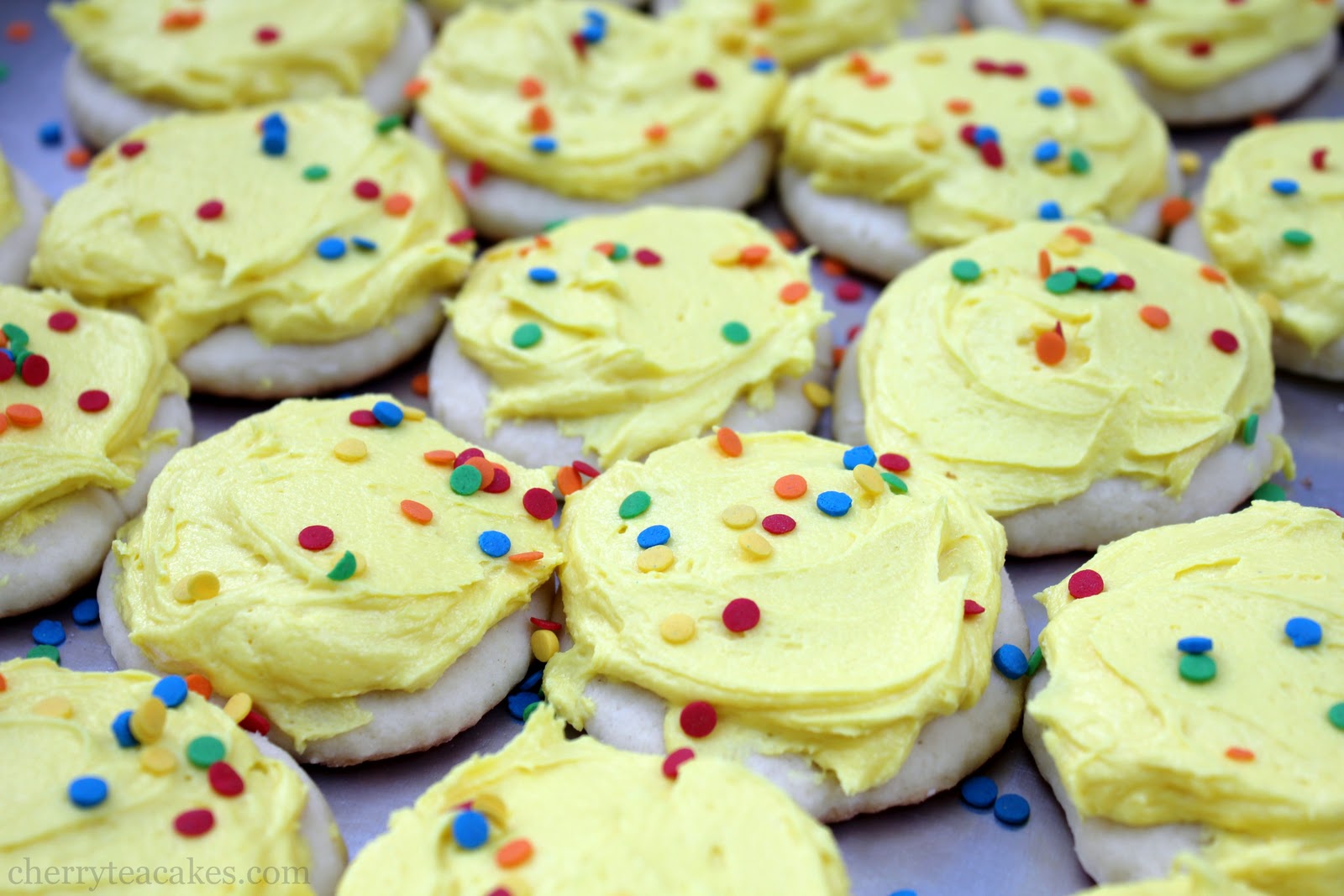 Cherry Tea Cakes Old Fashioned Sugar Cookies