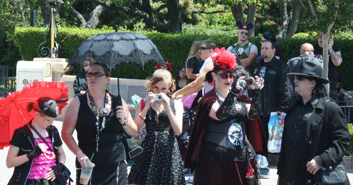Gothic Tea Society Bats Day at Disneyland The People