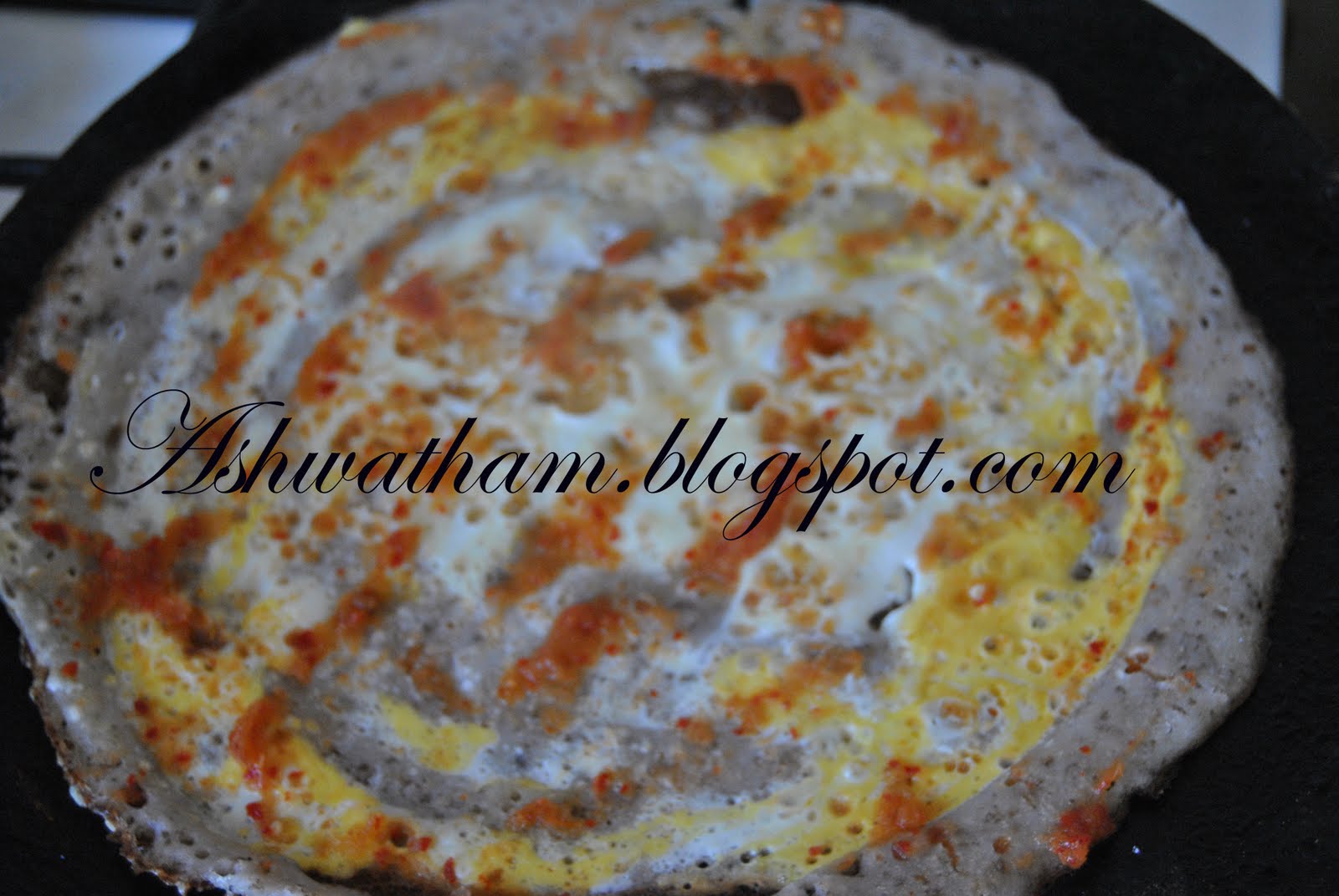 Ashwatham Egg Dosa