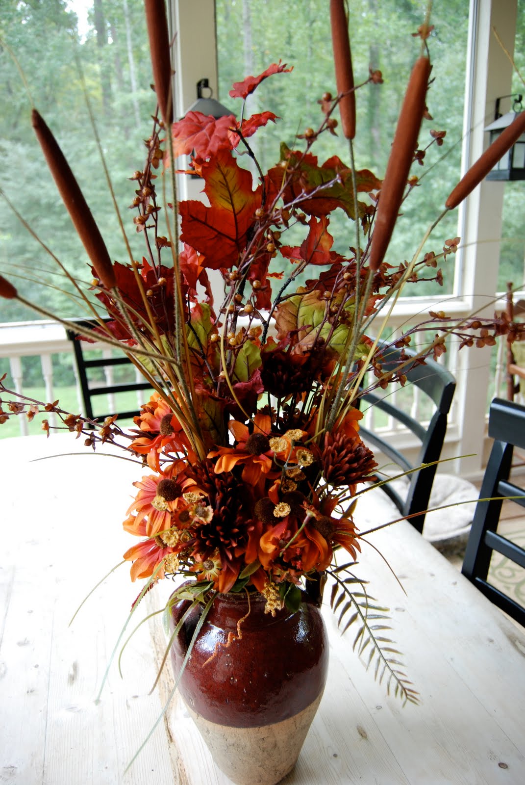 Imparting Grace Arranging silk flowers