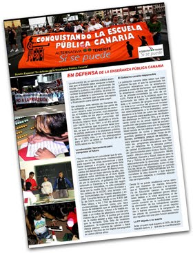 Boletín: en Defensa de la Educación Pública Canaria