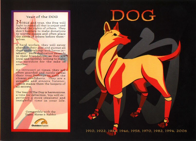 The Chinese Astrology Chinese Horoscope Signs The Dog