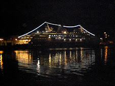 The MV Explorer at Night