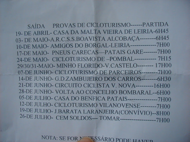 Calendário de 2009 do Vilanovense
