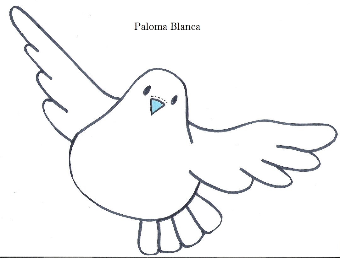 Dibujo De Una Paloma Blanca Dibujo De Una Paloma Blanca