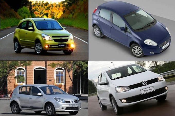 COMPARATIVO - AGILE x PUNTO x SANDERO x FOX