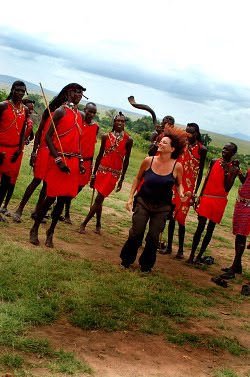 Dancing with the Masai in Kenya