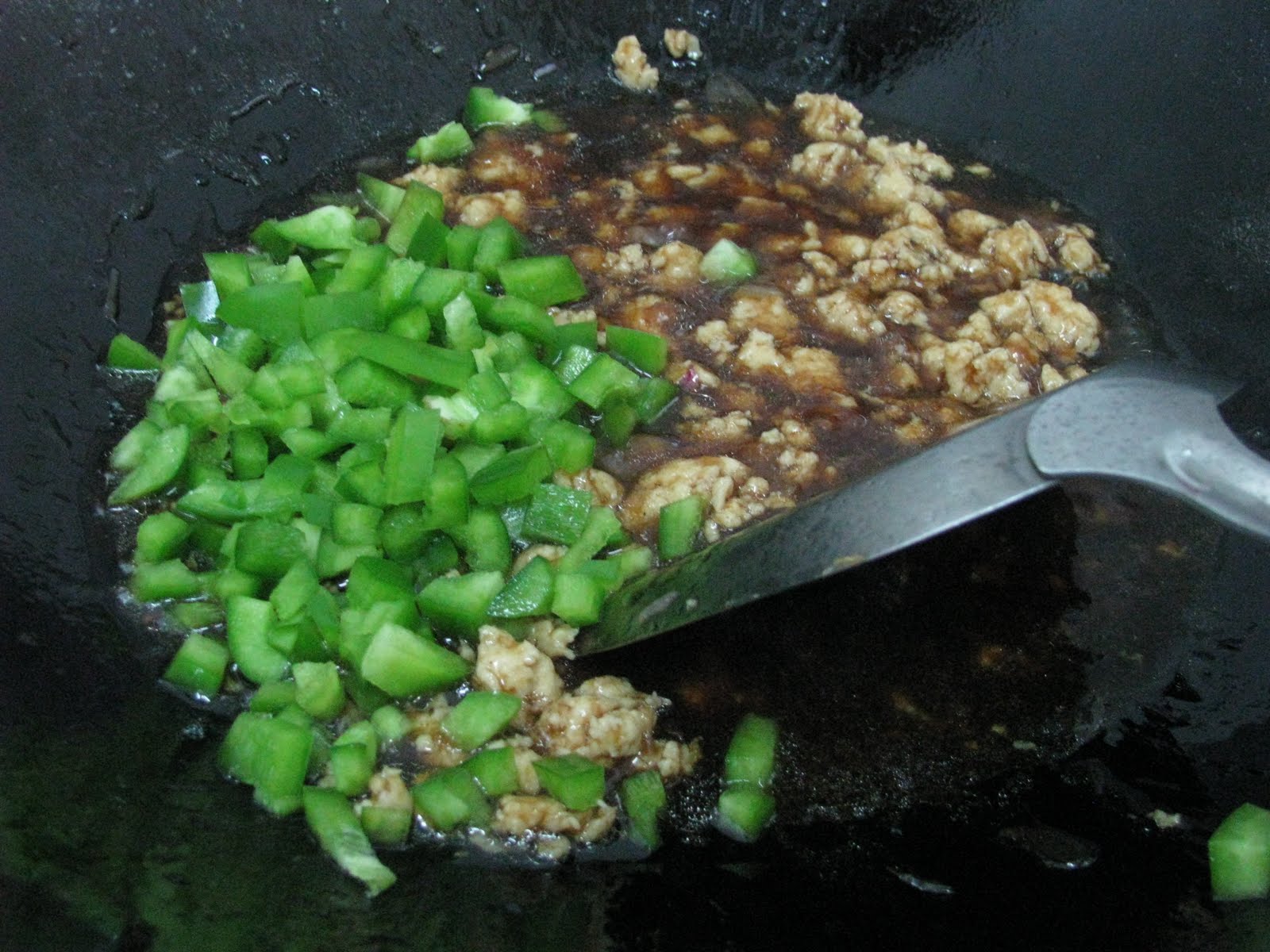Homemade Silky Seaweed Egg Tofu With Minced Chicken Oyster Sauce