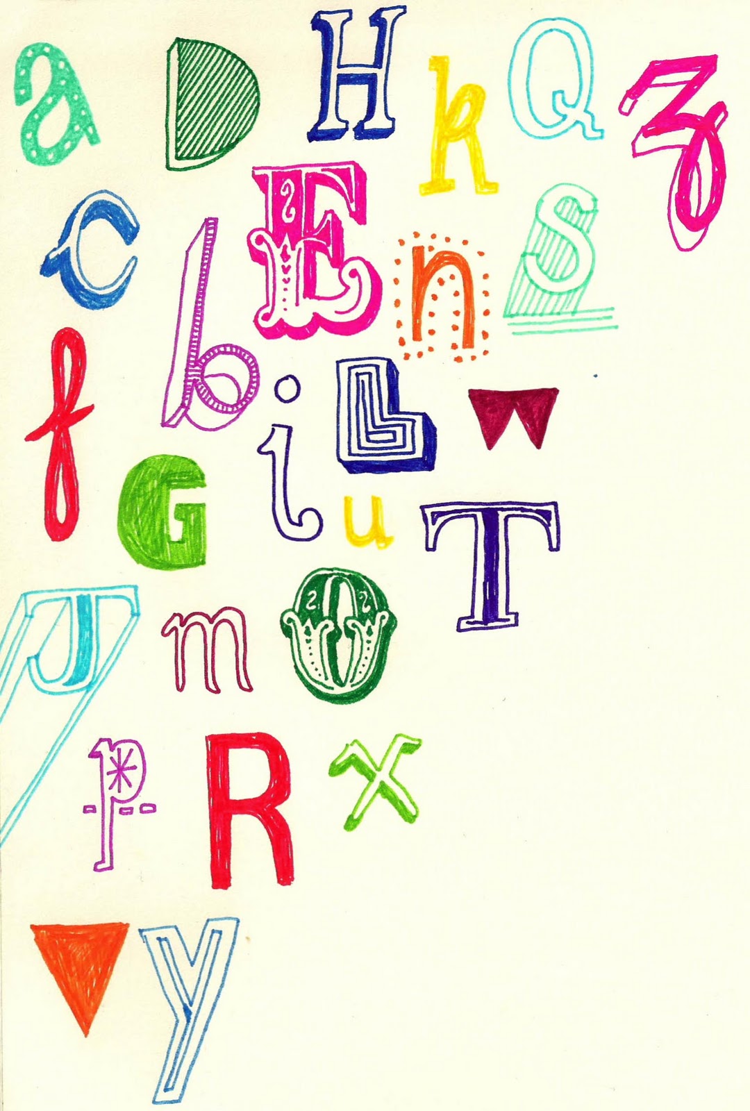 Jess Marshall Illustration Sketchbook Typography