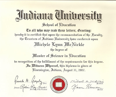Online Masters Degree on Masters Degree From Indiana University