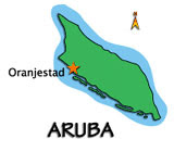 Map of Aruba