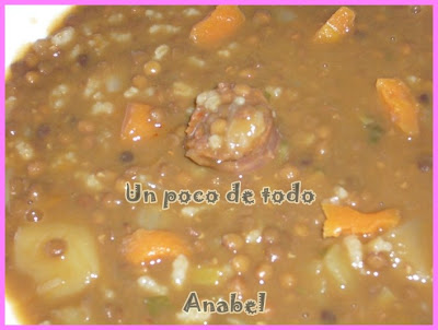 Lentejas Con Arroz
