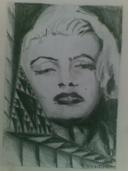 Merylin Monroe [ in Sierpinski Fractal Topos ] paintings