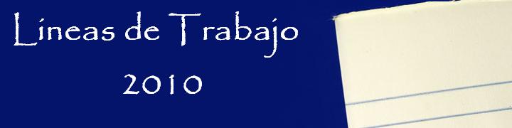 Lineas de trabajo 2010