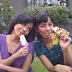 Kirana Larasati & Laudya Cinthya Bella enjoying ice cream
