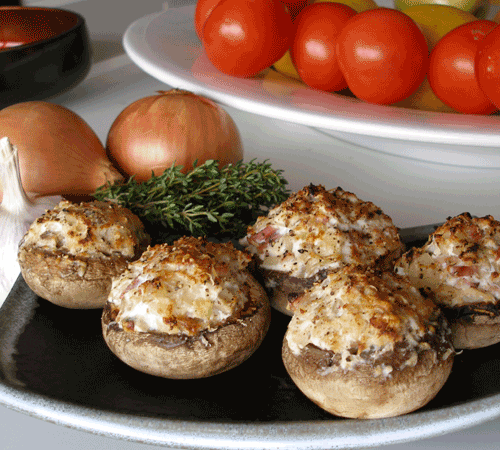 stuffed mushrooms