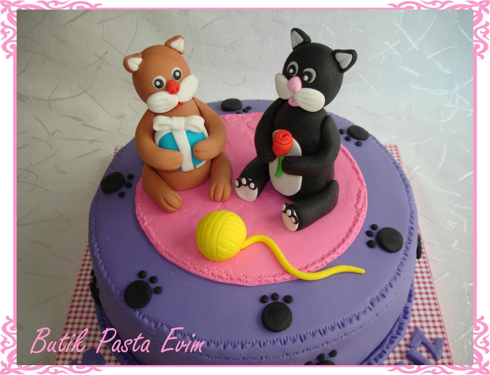 BUTİK PASTA EVİMDENİZLİ Kedili PastaBeliz…