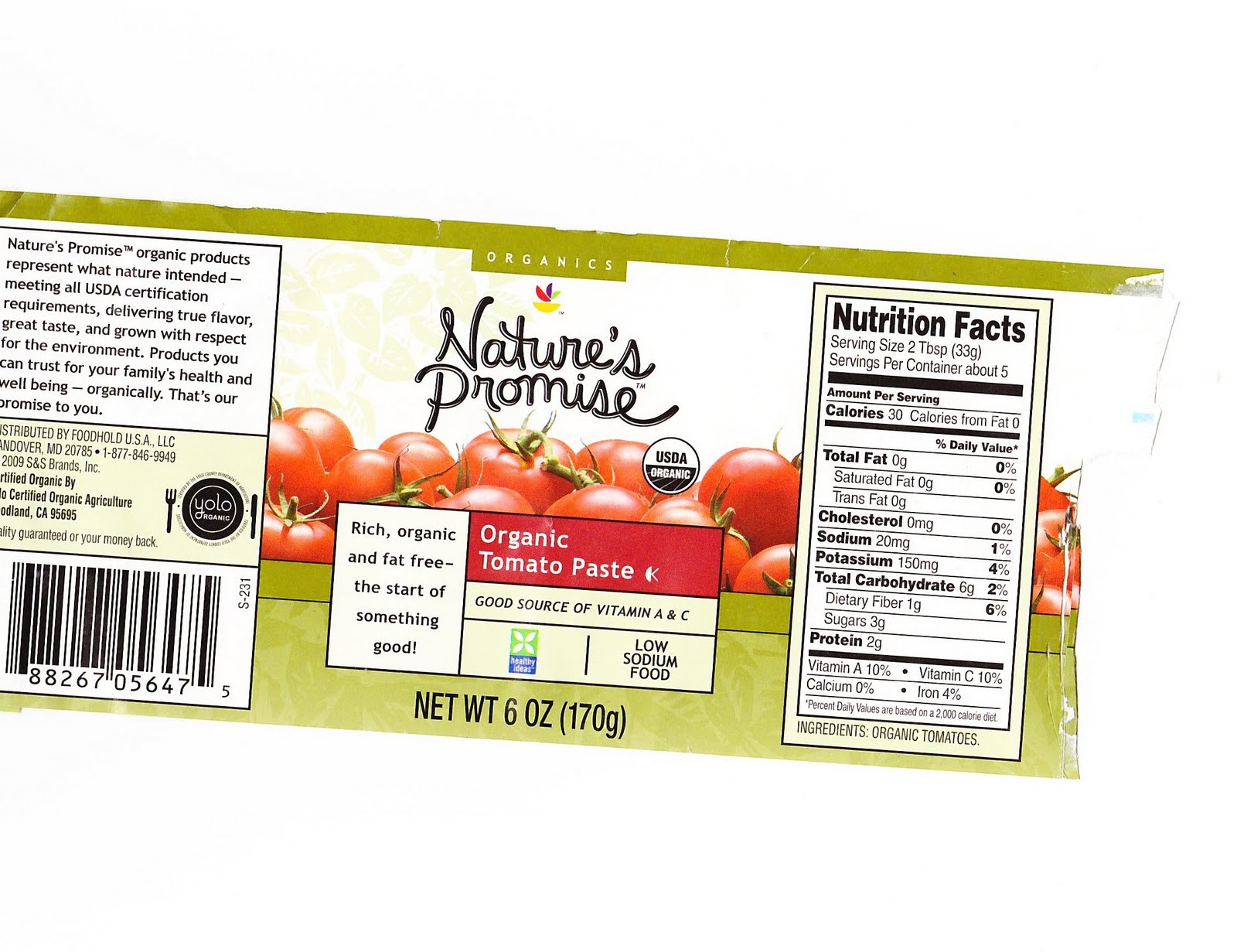 Gina Maria DONT EAT NATURES PROMISE IF YOU HAVE ALLERGIES TO CITRIC