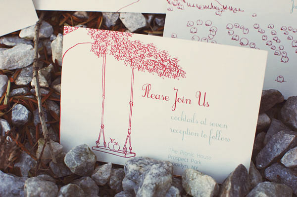 How cute is the wedding invitation Simple yet it serves its function ie 