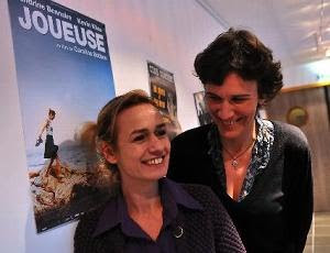 Echecs & Cinéma : Sandrine Bonnaire et Caroline Bottaro Echecs & Cinéma : Sandrine Bonnaire hier à Guéret