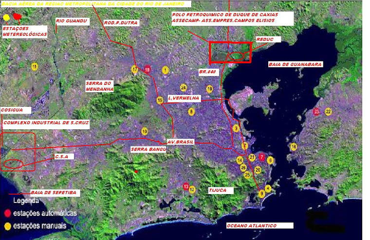 AS ESTAÇÕES DA BACIA AÉREA METROPOLITANA