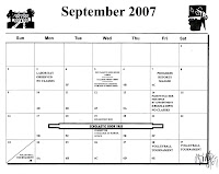 Seso Calendar: AUGUST AND SEPTEMBER 2007 CALENDARS Seso Calendar: AUGUST AND SEPTEMBER 2007 CALENDARS