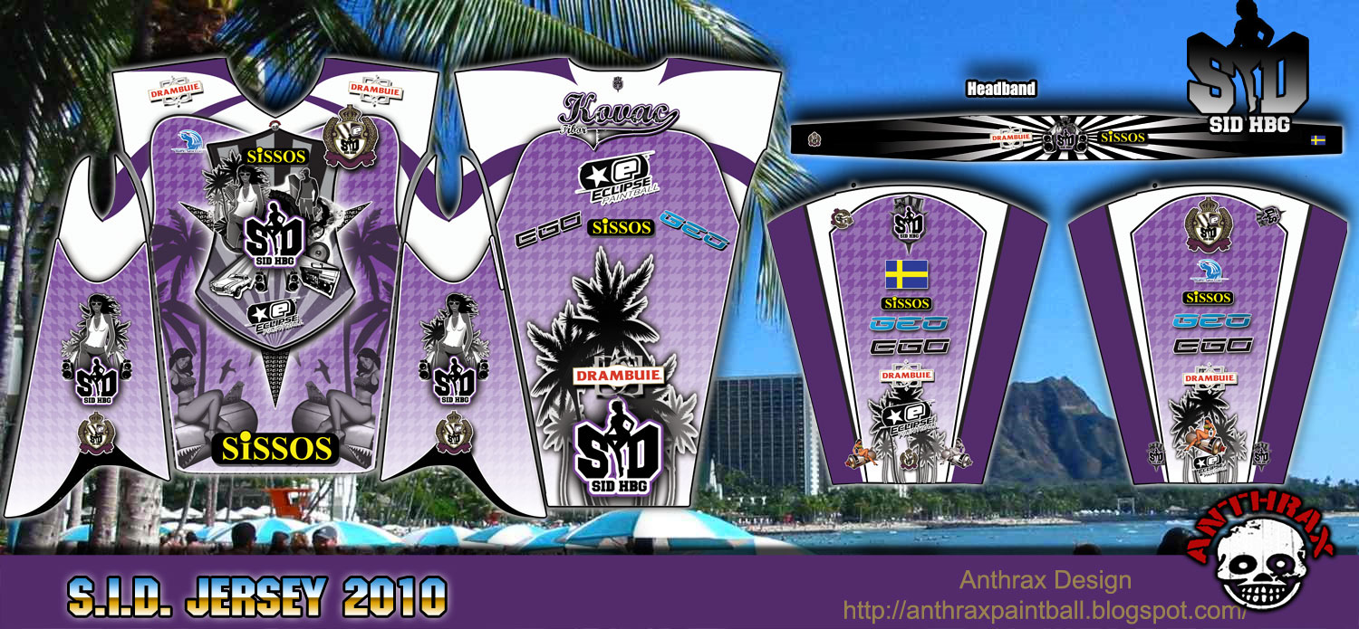 Paintball Jersey Template