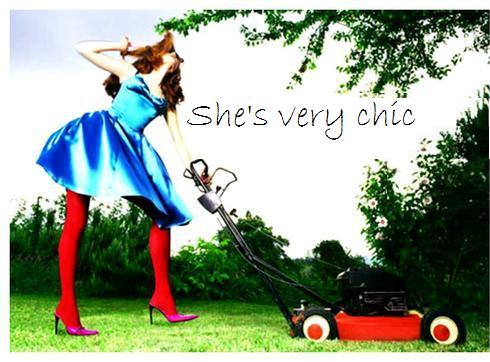 She's very chic