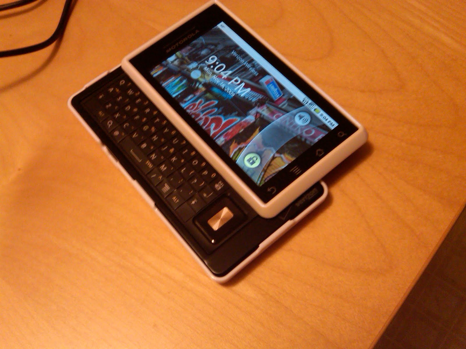 my new white droid