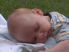 Samuel napping in the park