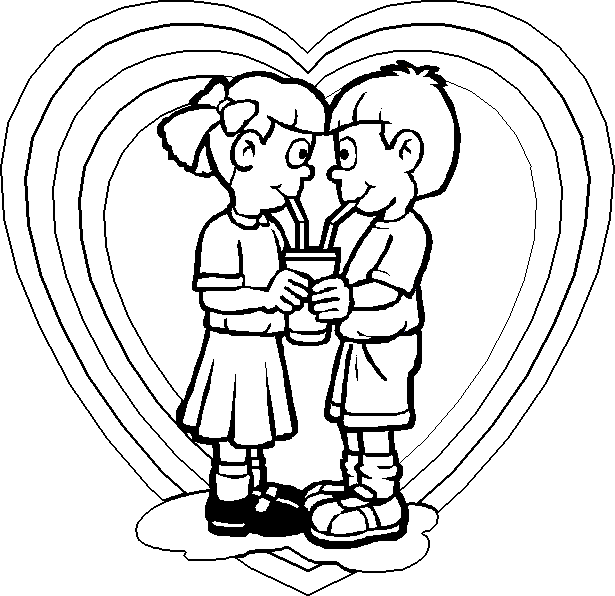 Love Colouring Pages